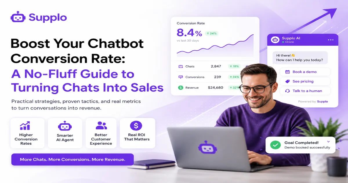 Chatbot Conversion Rate: Boost Sales With These Tactics