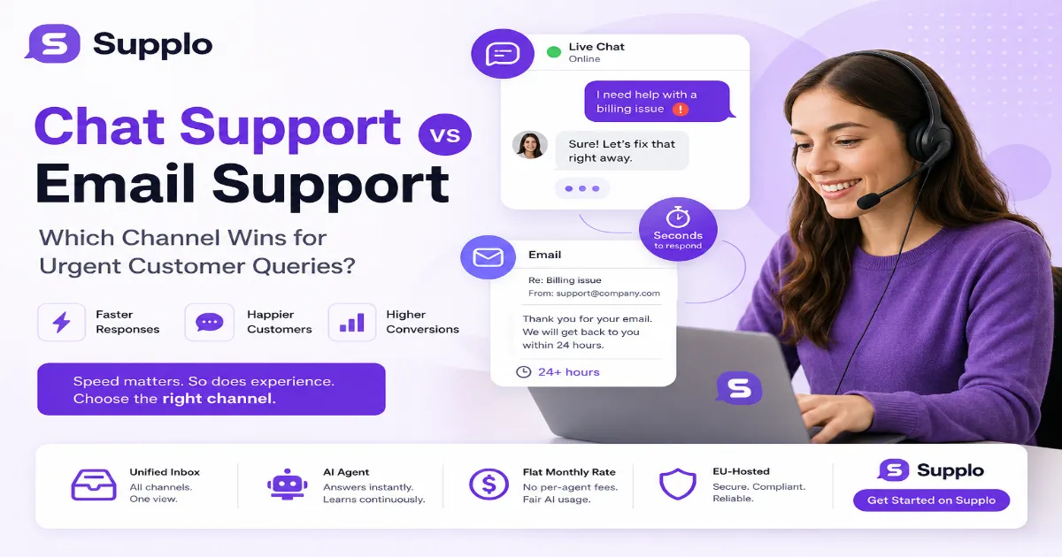 Chat Support vs Email Support: The Reliability Playbook