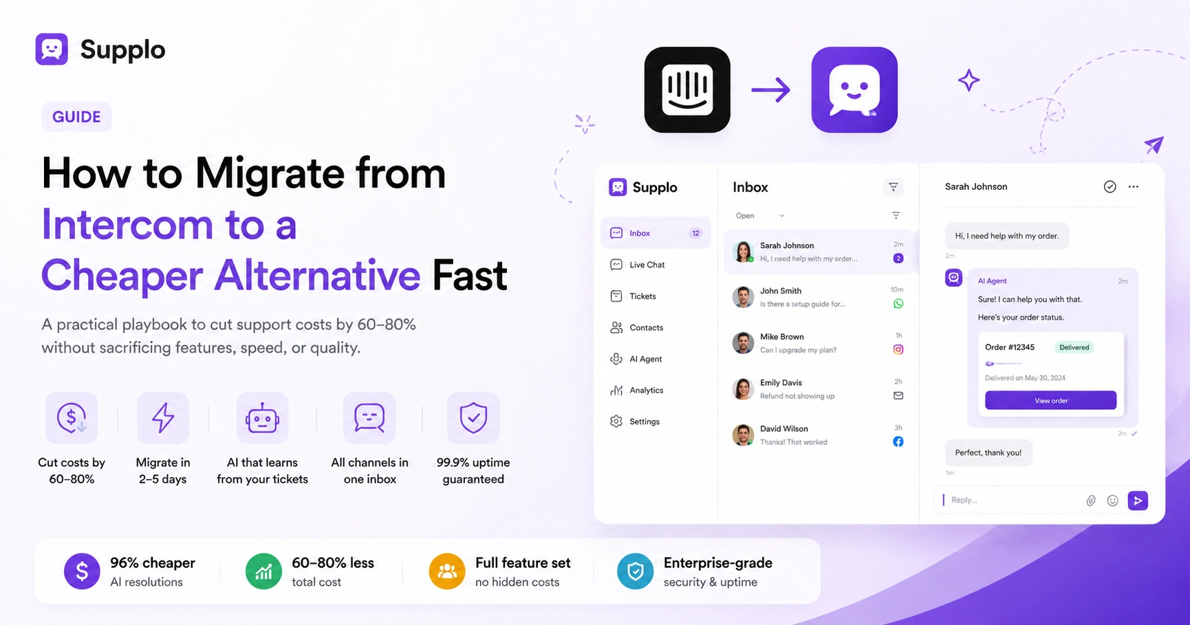 How to Migrate from Intercom to a Cheaper Alternative Fast