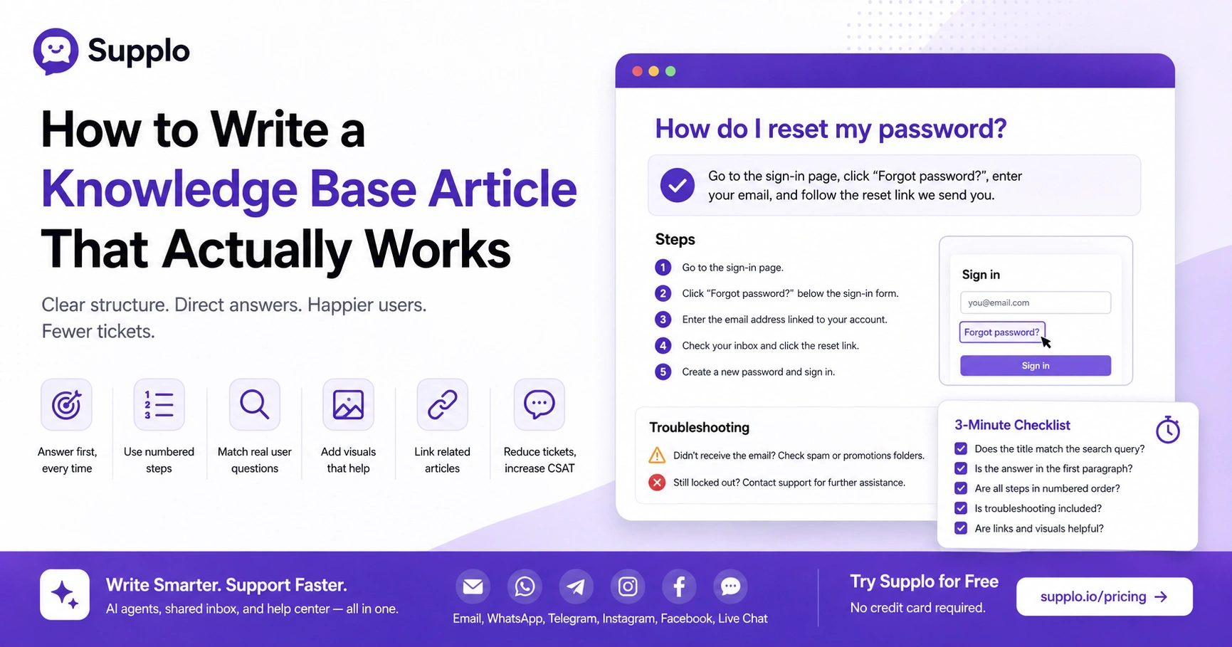 How to Write a Knowledge Base Article That Actually Works