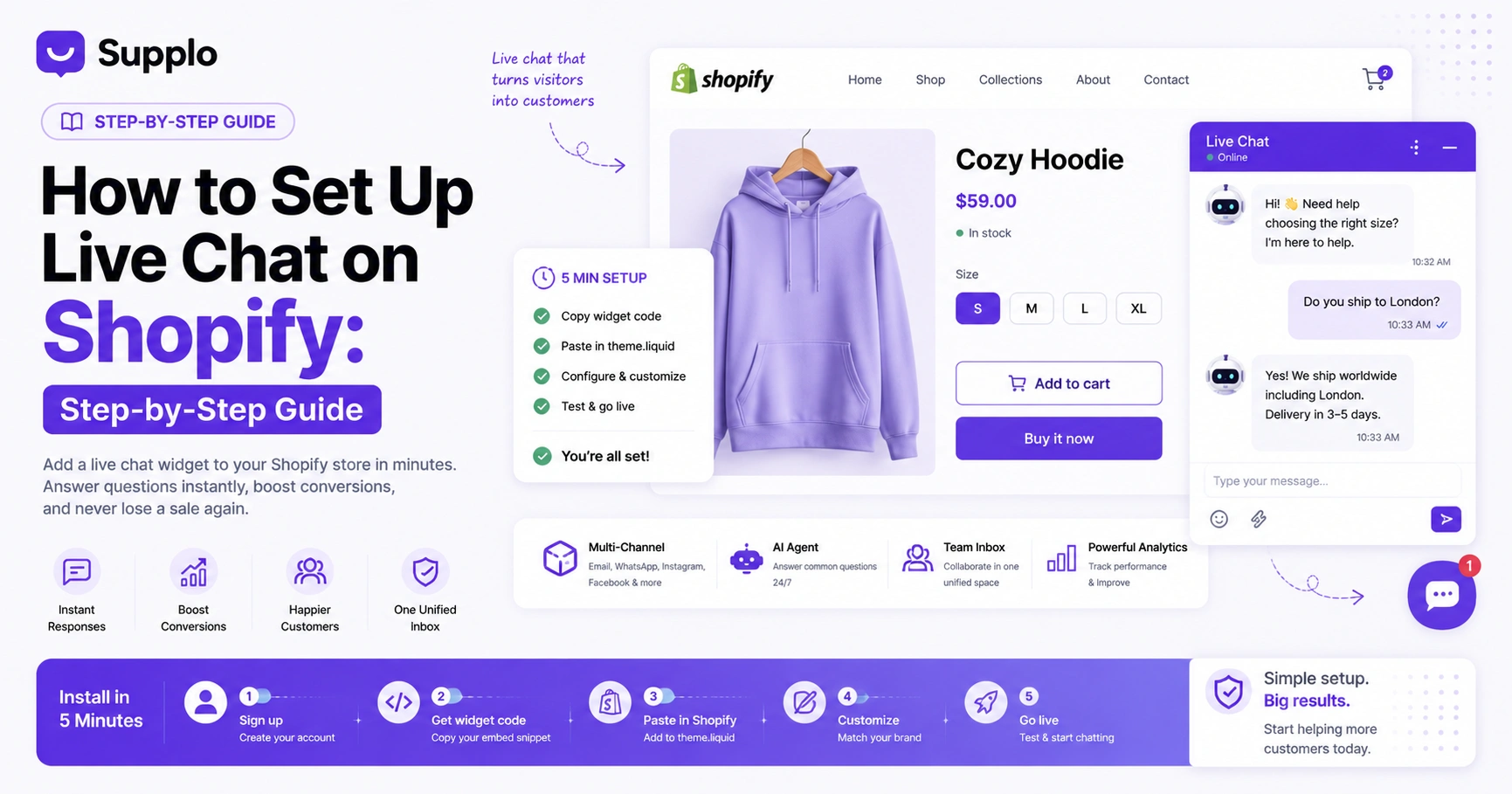 How to Set Up Live Chat on Shopify: Step-by-Step Guide