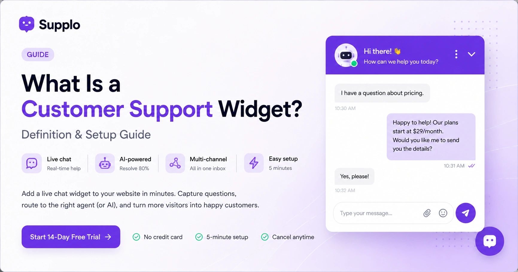 What Is a Customer Support Widget? Definition & Setup Guide