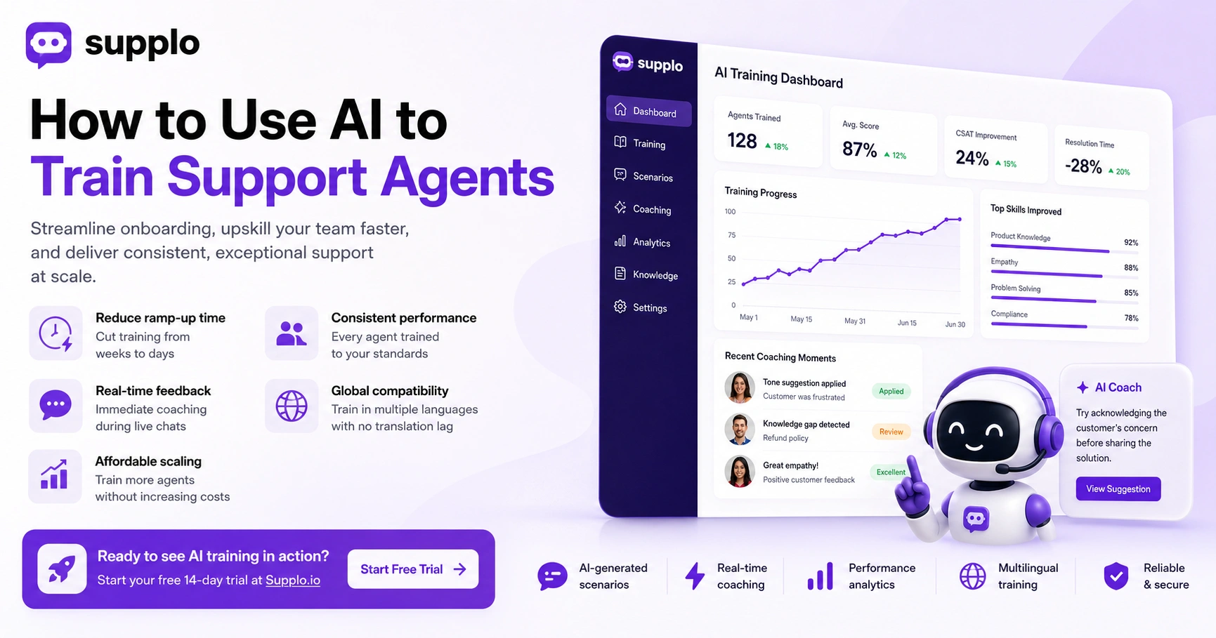 How to Use AI to Train Support Agents