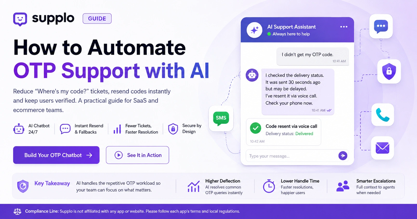 How to Automate OTP Support with AI