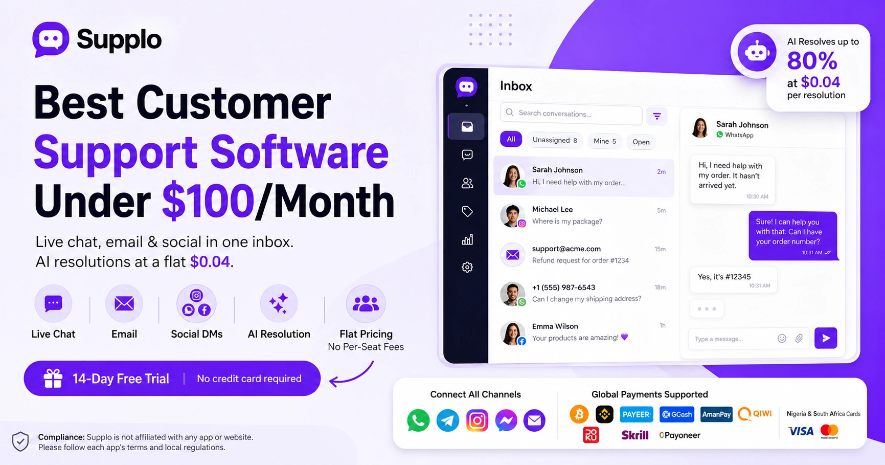 Best Customer Support Software Under $100/Month
