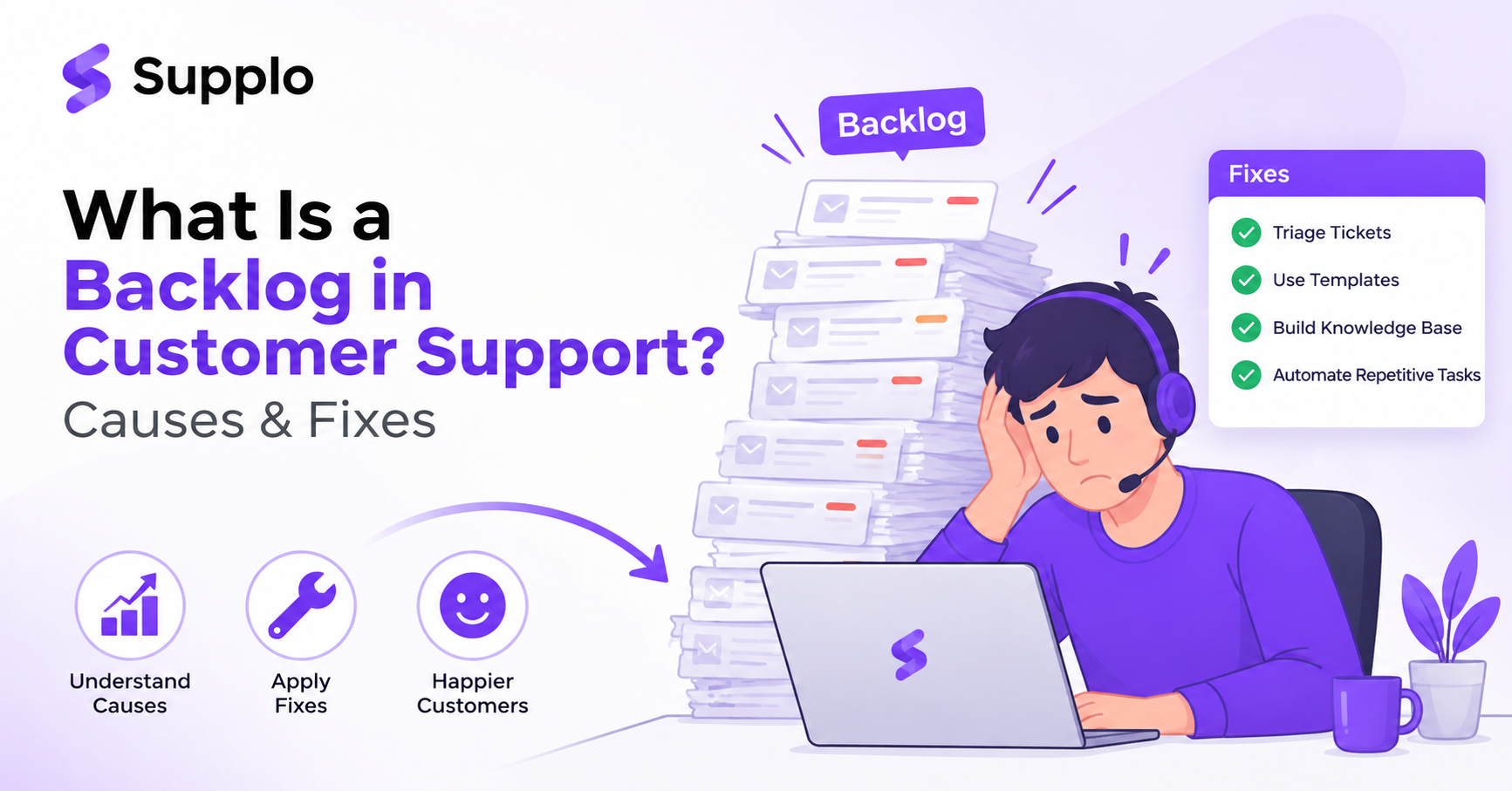 What Is a Backlog in Customer Support? Causes & Fixes