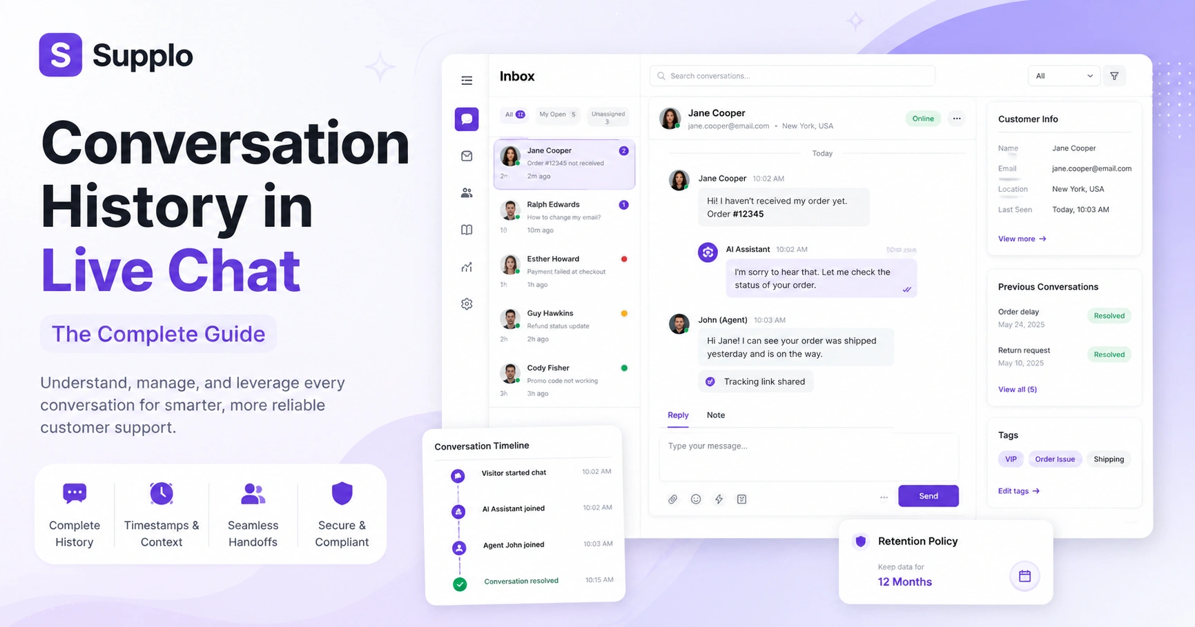 Conversation History in Live Chat: The Complete Guide