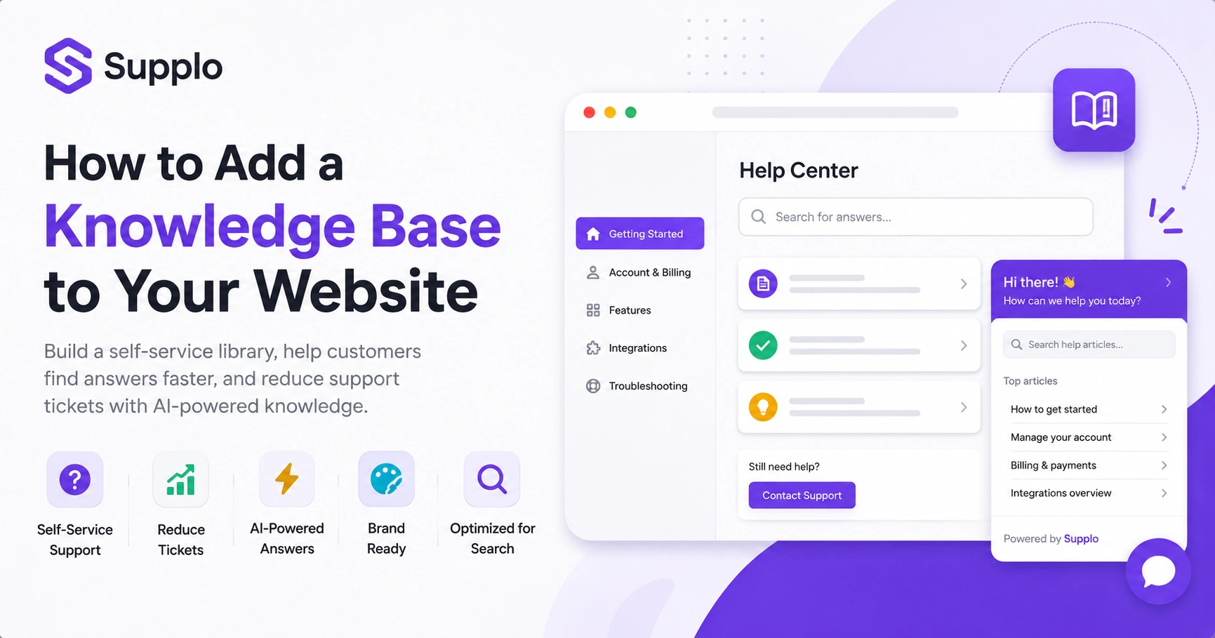 How to Add a Knowledge Base to Your Website